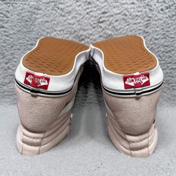 Vans x Disney Sk8 Hi Mickey Minnie Flowers Womens Size 10 Sneakers Pink Leather - Picture 8 of 9